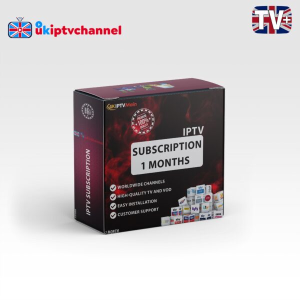 UKIPTV 12 MONTHS SUBSCRIPTION